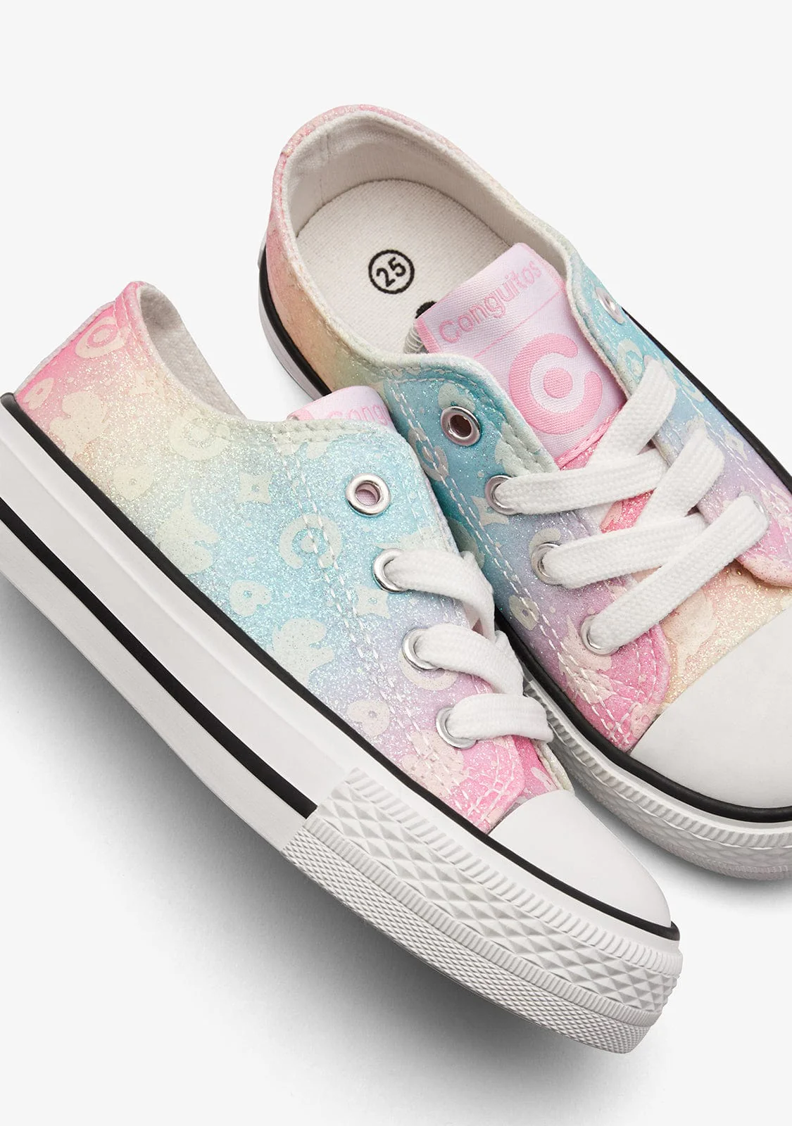 Unicorn Glitter Low Sneakers - Image 4