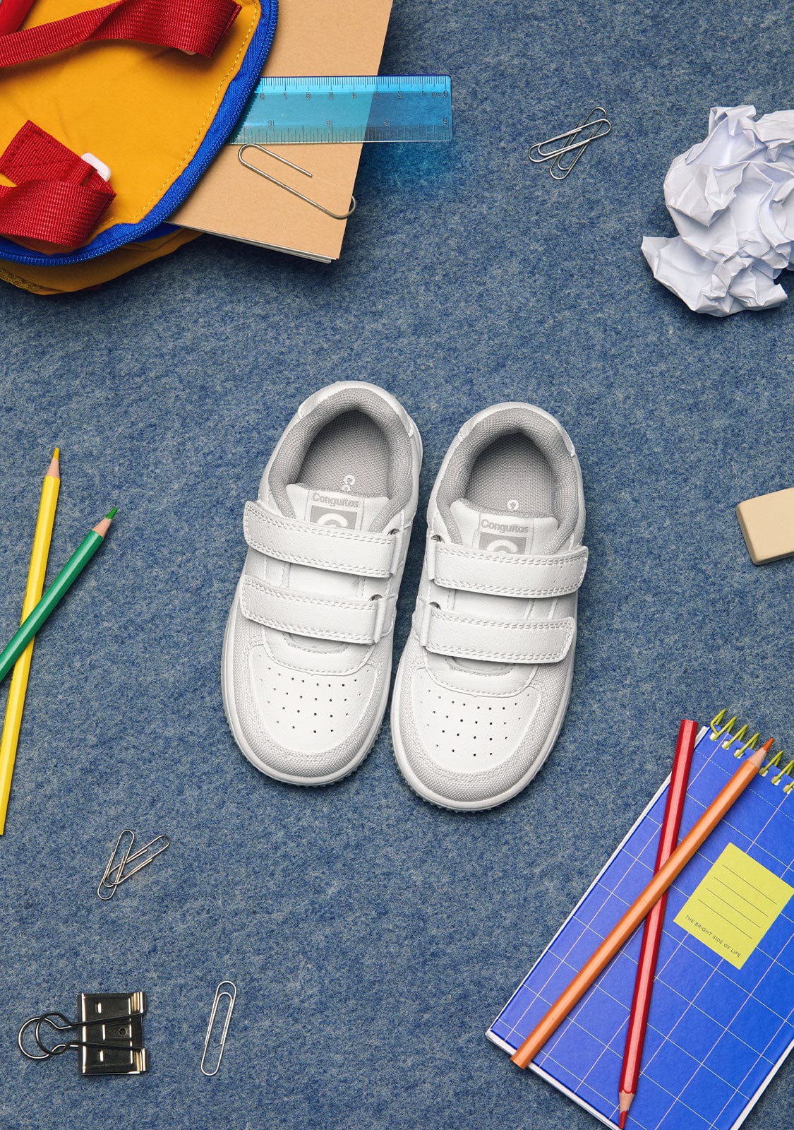 Unisex White / Grey Trainers - Image 7
