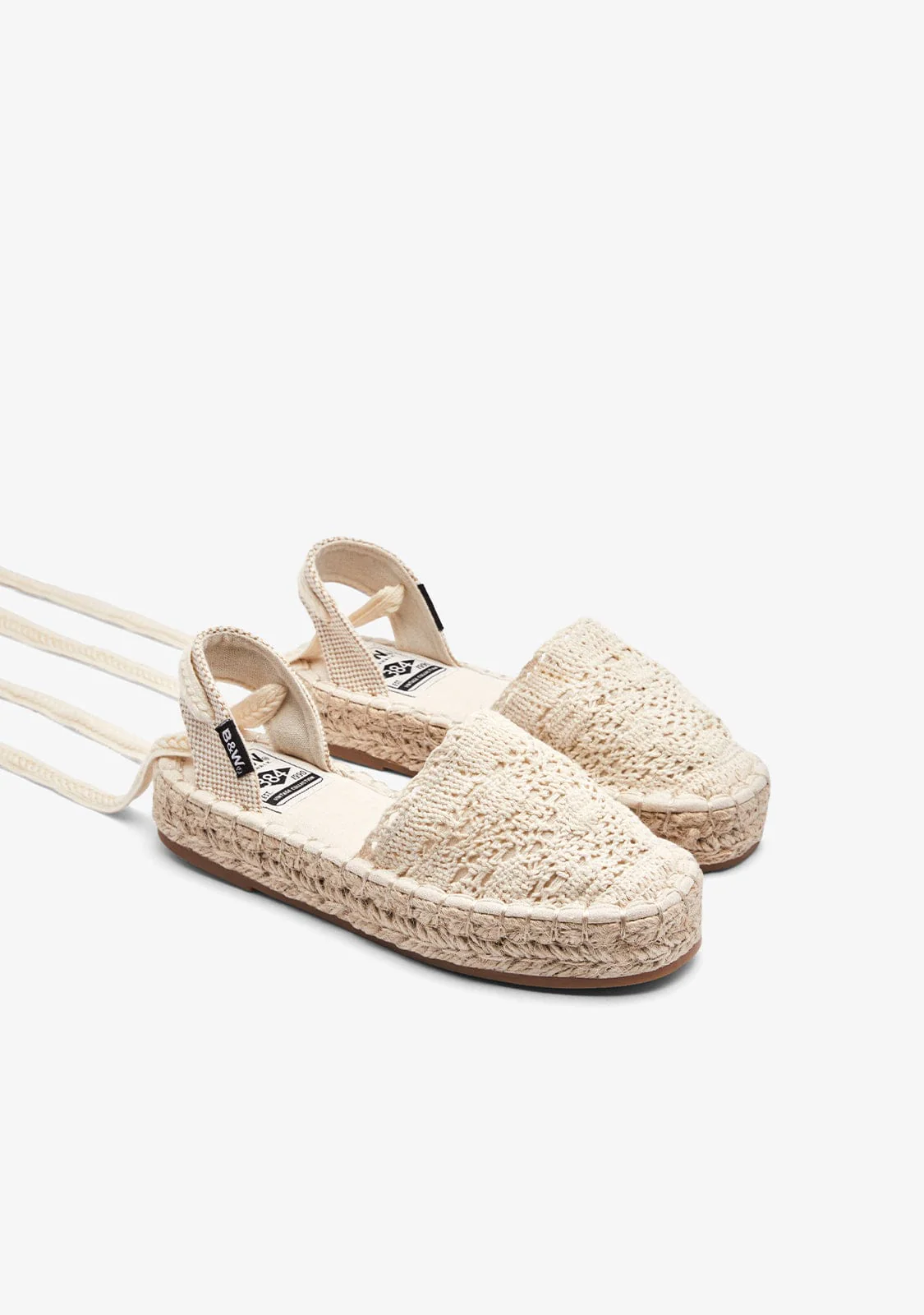 White Basic Espadrilles - Image 2