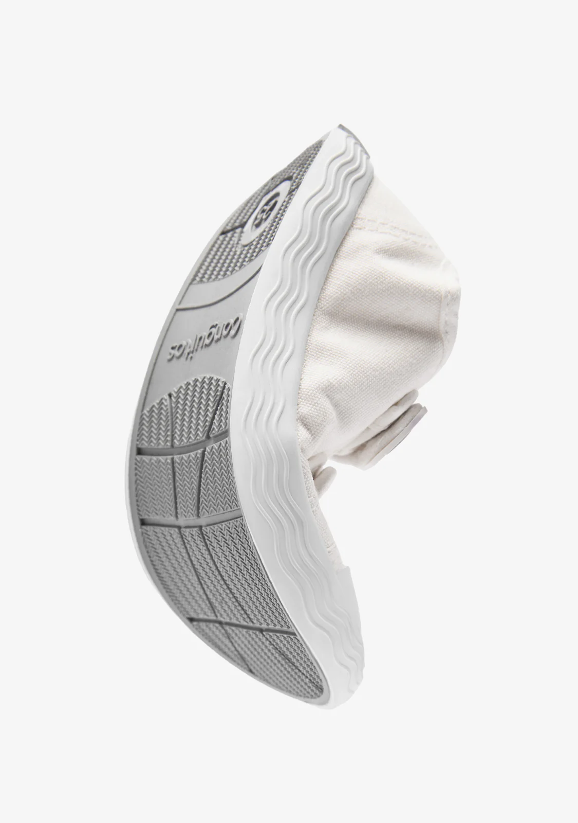 White Canvas Barefoot Goflex Sneakers - Image 3