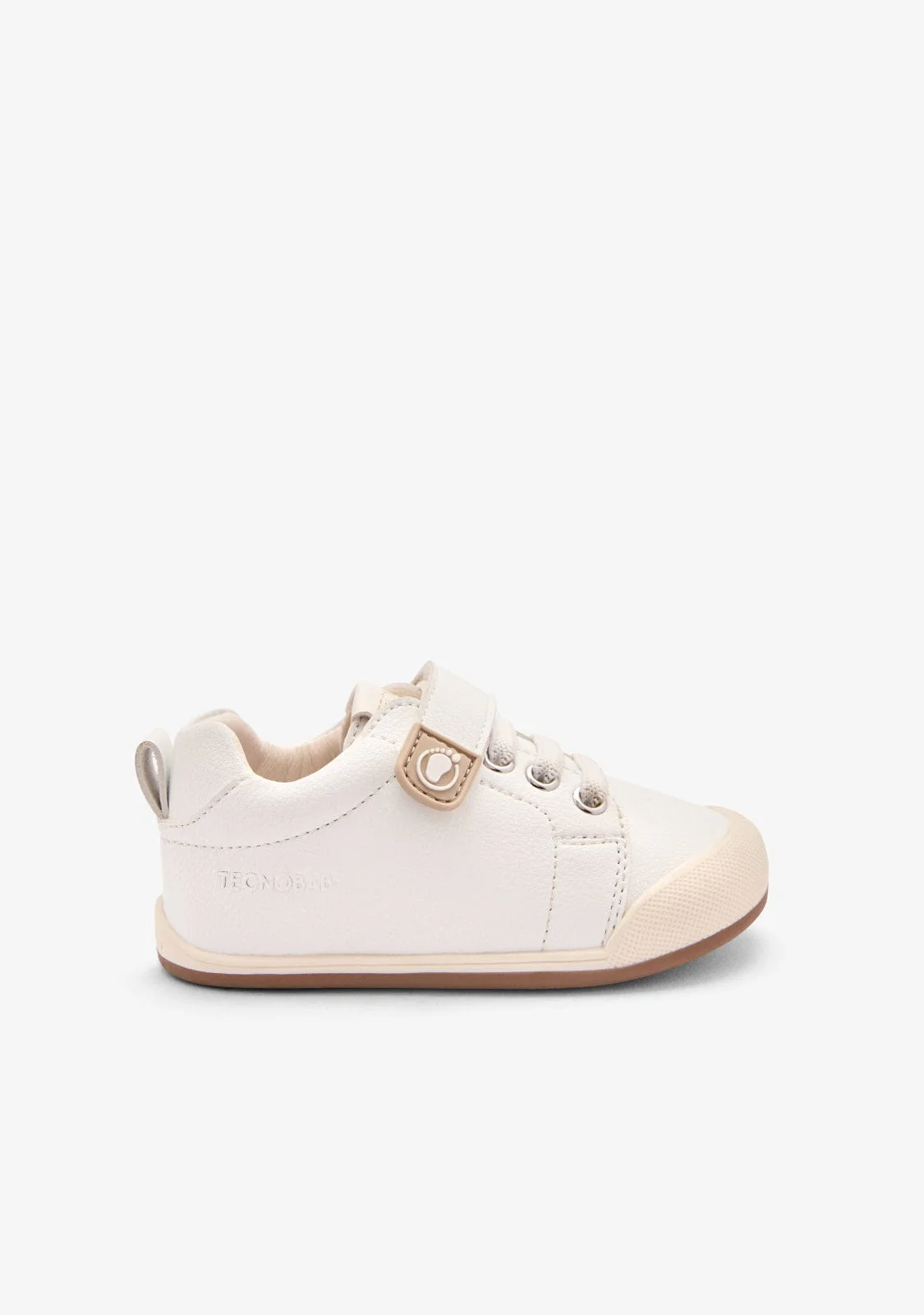 White Casual Barefoot Sneakers Tecnobaby