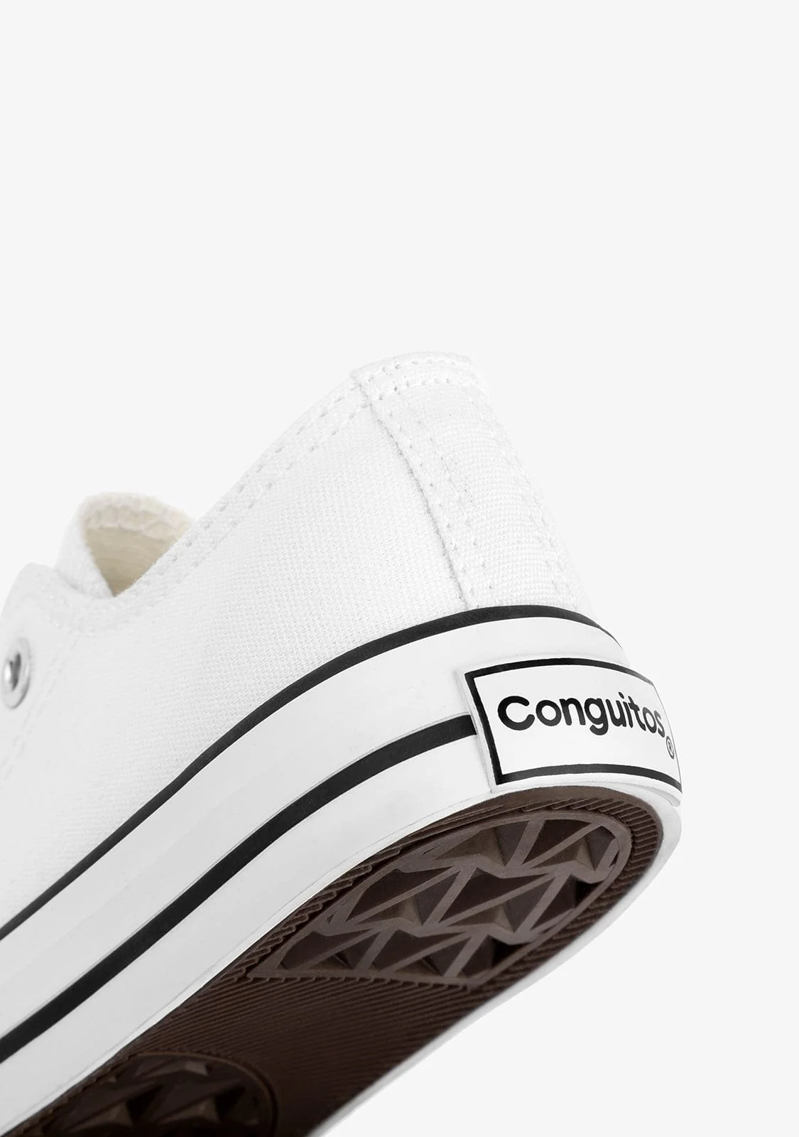 White Classic Canvas Sneakers - Image 3