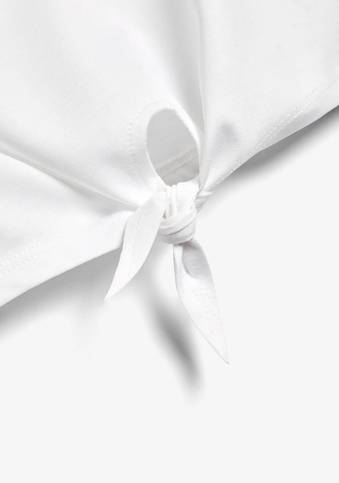 White Color Brand T-Shirt - Image 4