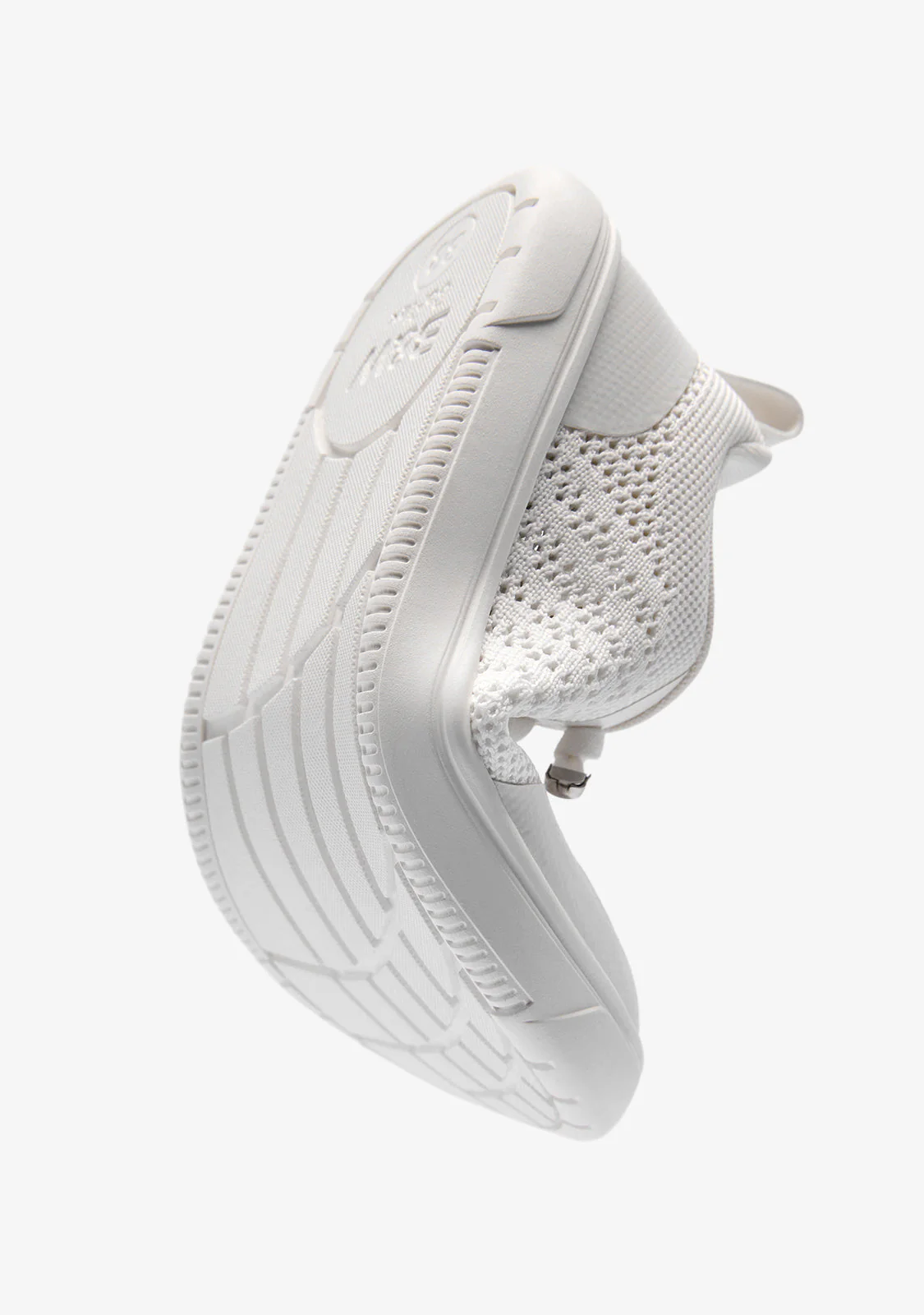 White Embroidery Barefoot Goflex Sneakers - Image 3