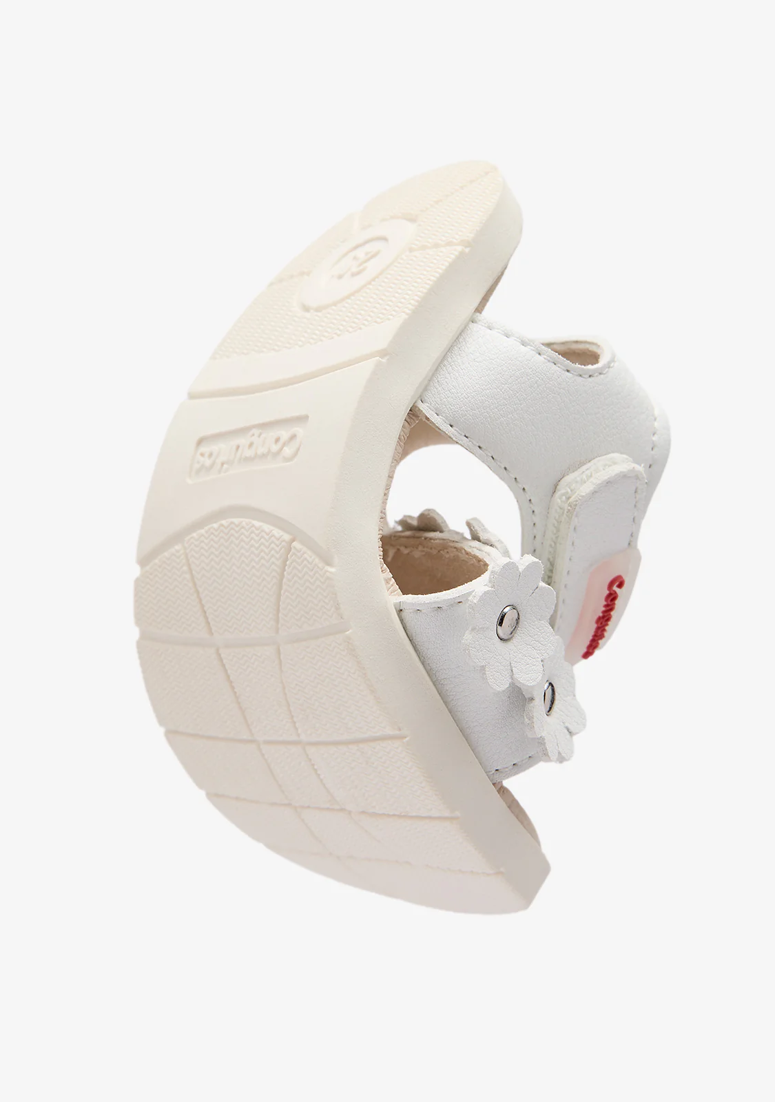 White Flower Barefoot Goflex Sandals - Image 3