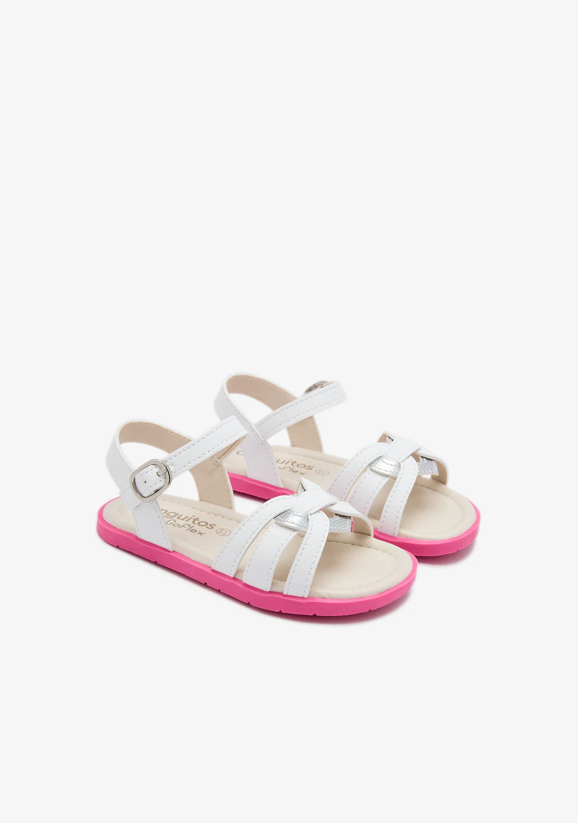 White Knot Barefoot Goflex Sandals - Image 2