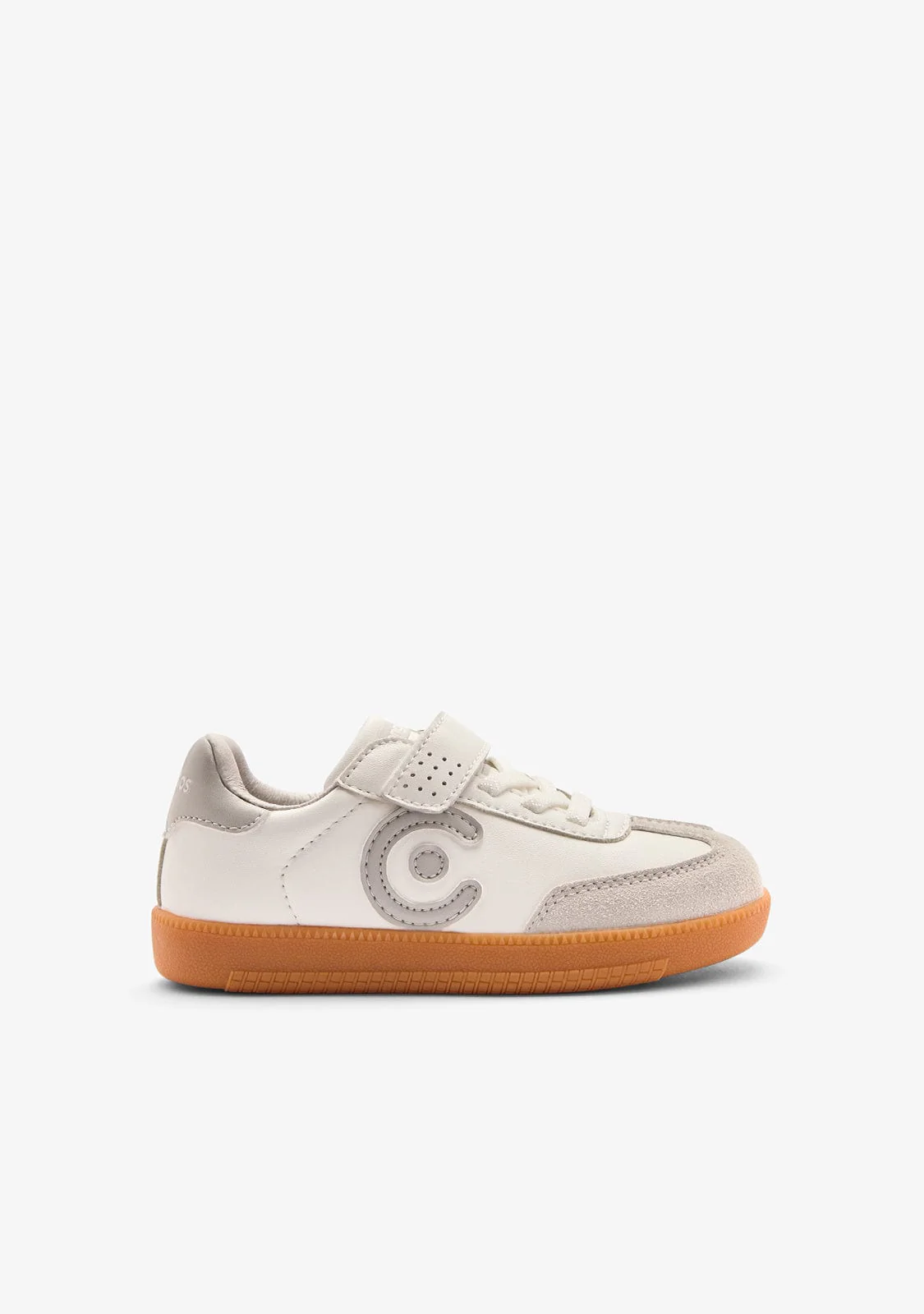 White Logo Casual Sneakers