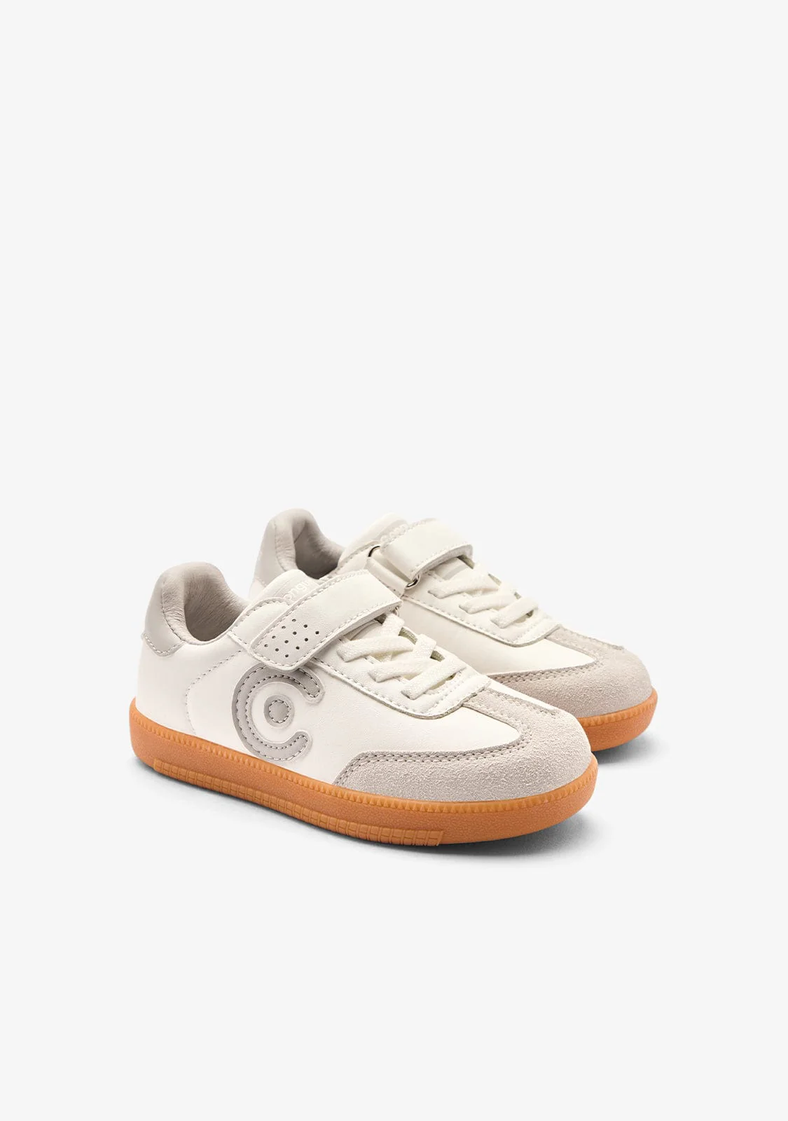 White Logo Casual Sneakers - Image 2