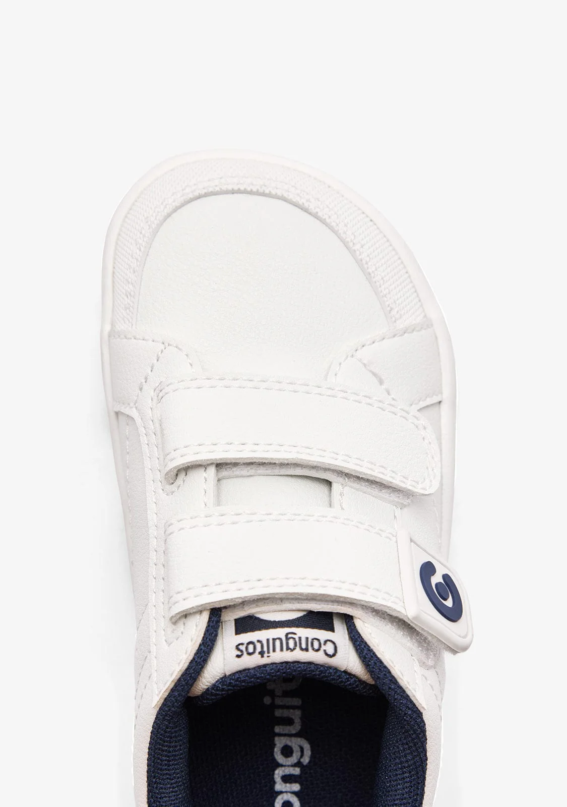 White Navy Goflex Barefoot Sport School Shoes - Image 4