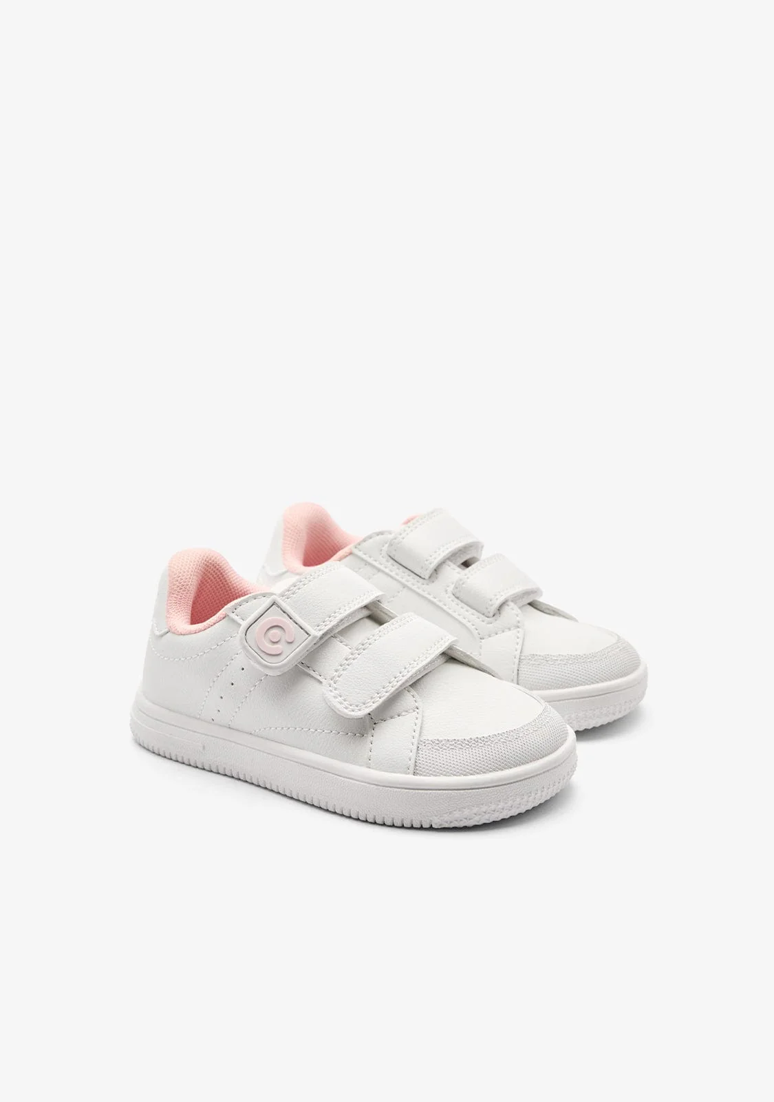 White Pink Goflex Barefoot Sport School Shoes - Image 2
