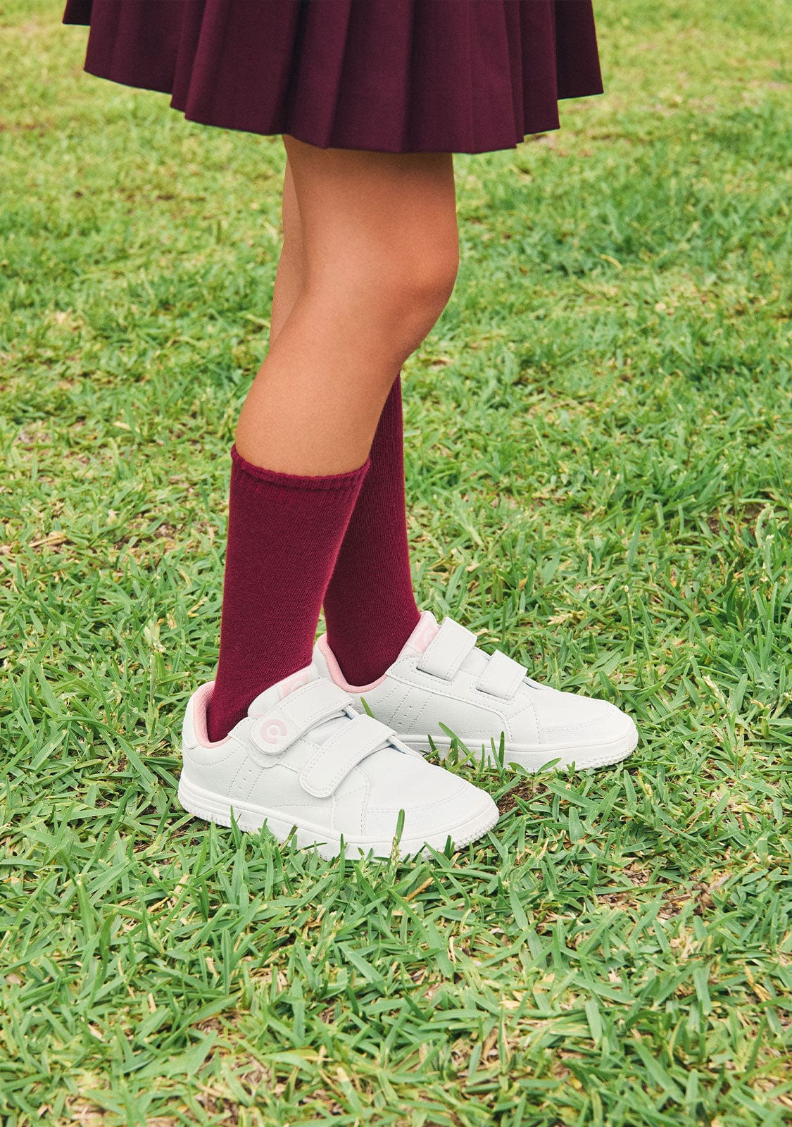 White Pink Goflex Barefoot Sport School Shoes - Image 5