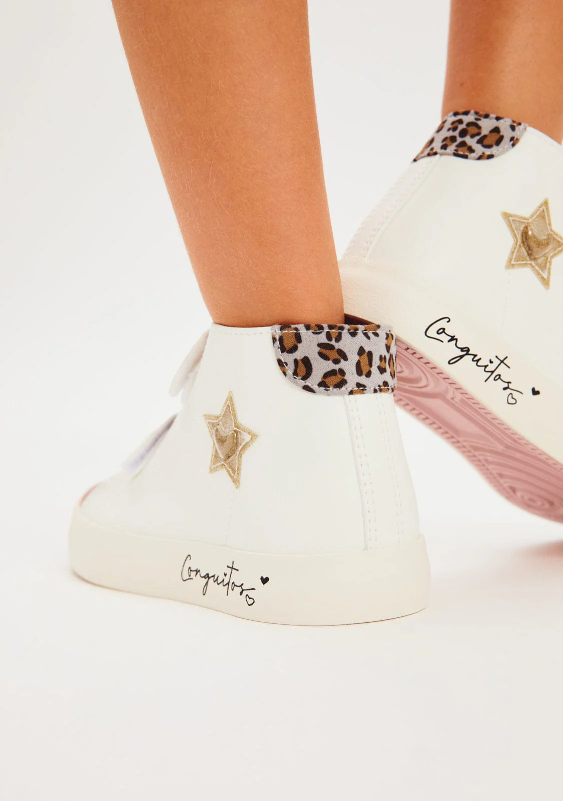 White Star High Strap Sneakers - Image 6