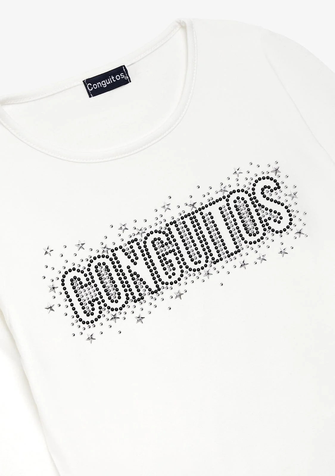 White Strass Conguitos T-Shirt - Image 3