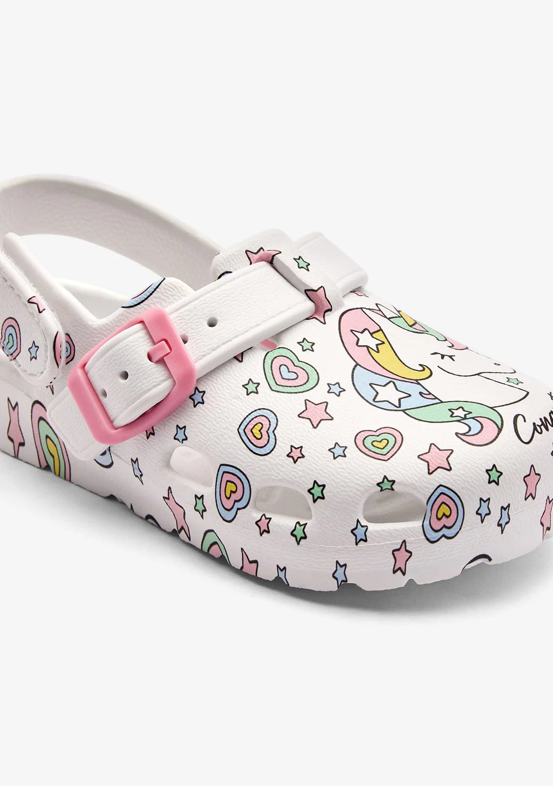White Unicorn Clog - Image 3