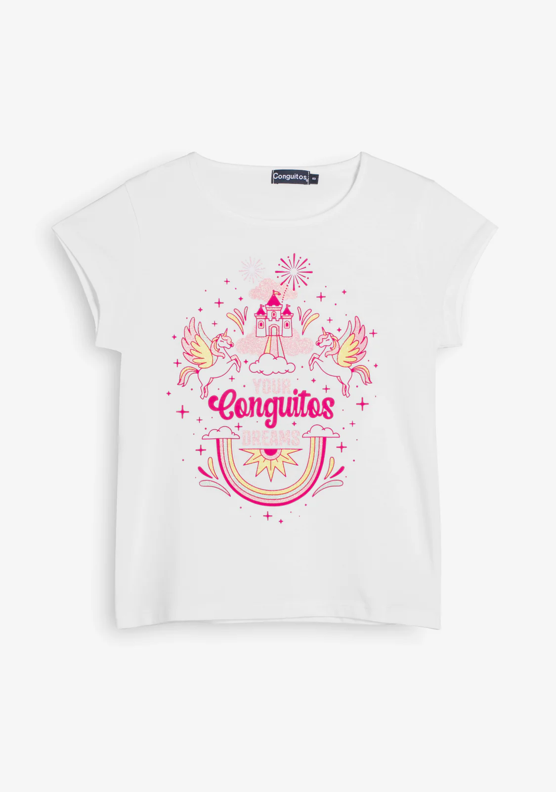 White Unicorns T-Shirt - Image 2